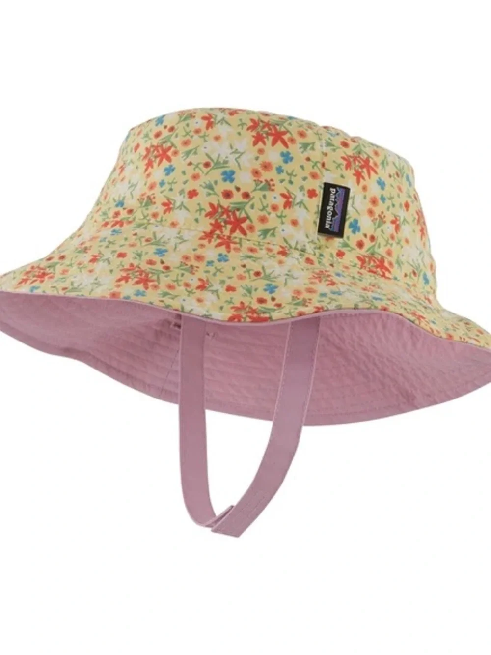 Patagonia Baby Sun Bucket Hat Little Isla:Milled Yellow, 6-12 Months